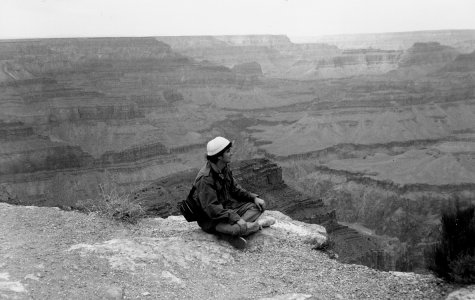 At the South Rim of the Grand Canyon